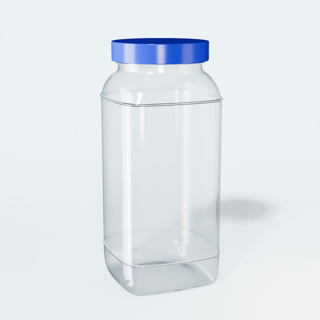 square 7 litre container