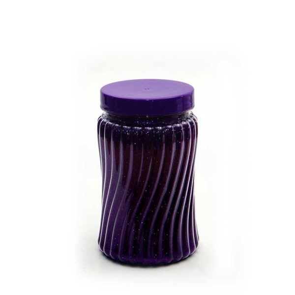 Round (spiral) 450ml Purple Container