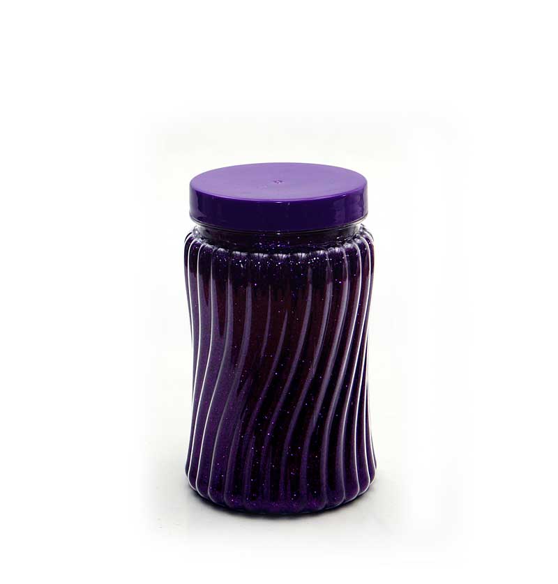 Round (spiral) 450ml Purple Container