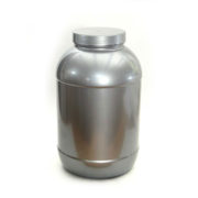 Round 6 Litre Silver Container
